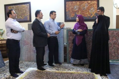 دیدار-معان-هنری-وزیر-فرهنگ-با-«احسان-حیدرزاده-یگانه»