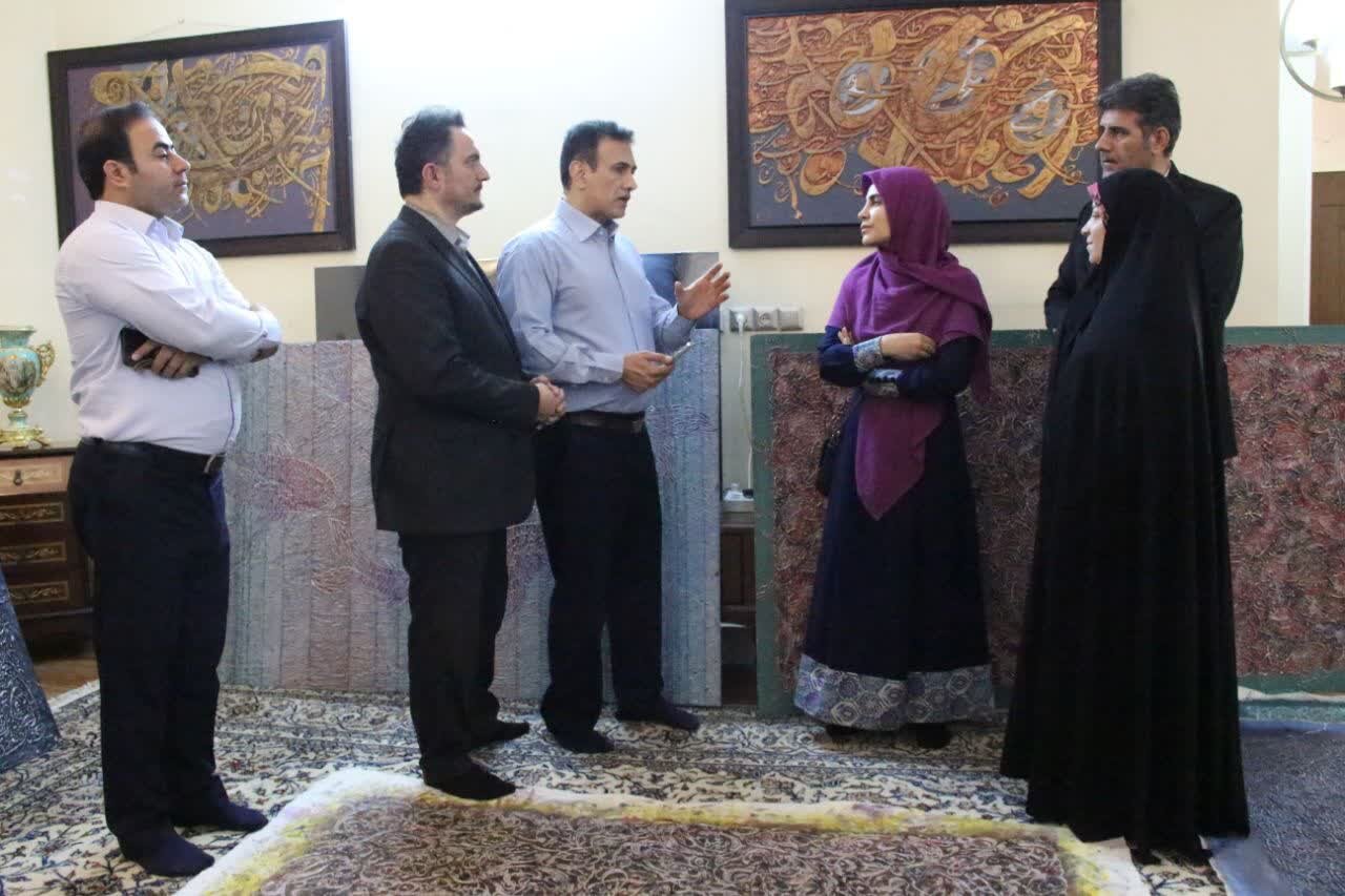 دیدار-معان-هنری-وزیر-فرهنگ-با-«احسان-حیدرزاده-یگانه»