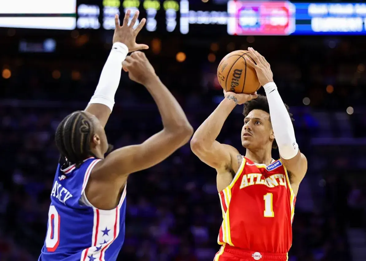 دوئتِ-تماشایی-جیمز-هاردن-و-داناوان-میچل/-پیروزی-استراتژیک-آتلانتا-در-اولین-بازی-بعد-از-آل‌اسـتار